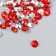 Decor for creativity in the bottle "Rhinas. Red" set 250 pcs d = 0.6 cm 4x3x3 cm