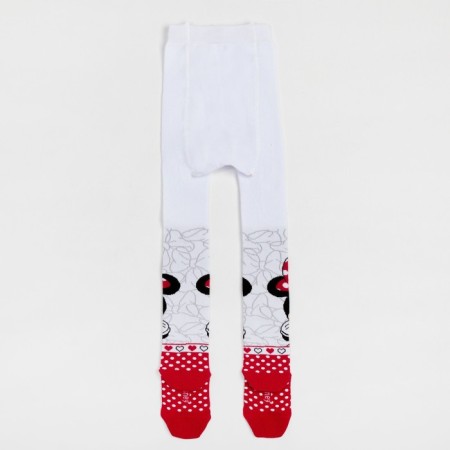 Disney tights "Minnie Mouse", red/white color, 104-110 cm-3