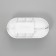 Oval lamp LED 20W IP65 white 6.8x13.5x27 cm