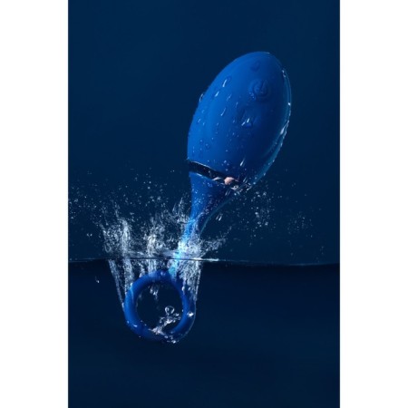 O’Play Unico anal vibrating tribe with a remote control, silicone, blue, 13.5 cm-17
