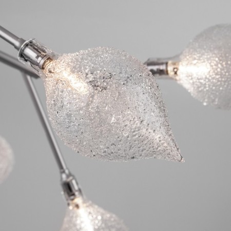 Boccio chandelier, 27x3W G4, silver color-3
