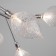 Boccio chandelier, 27x3W G4, silver color