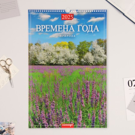 The calendar of the Overcod on the Rigel "Seasons" 2025, proverbs and sayings, 32 x 48 cm