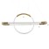 Chandelier 1607/2 LED 73W 4000k gold 85x35 cm Bayerlux
