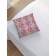 Decorative pillowcase "side of hearts", on a zipper, size 45x45 cm