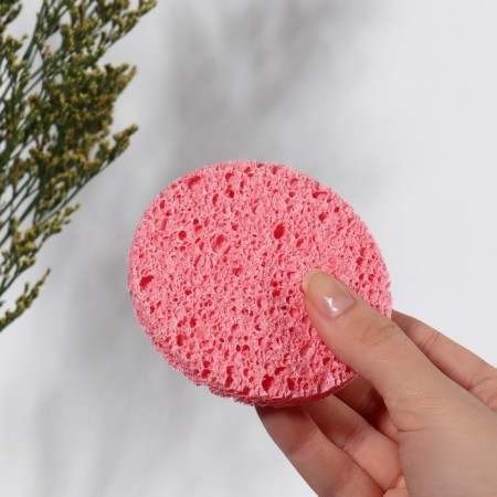 Sponge for washing "softness", d = 7.5 cm, color mix-1