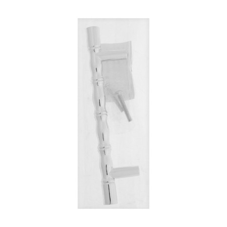 Cappio bracket handle, m/o 96 mm, plastic, chromium color-3