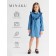 Платье для девочки MINAKU: Jeans collection, цвет голубой, рост 98 см