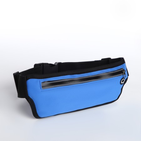 Board belt on lightning, reflective elements, blue color