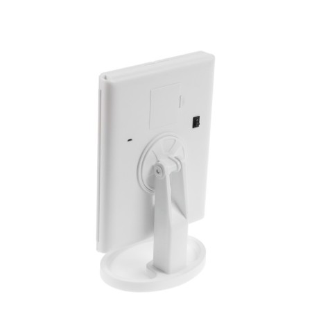 Mirror Luazon KZ-07, backlight, 30 × 18 × 7 cm, 22 diodes, 4haaa, (not in the kit), white-7