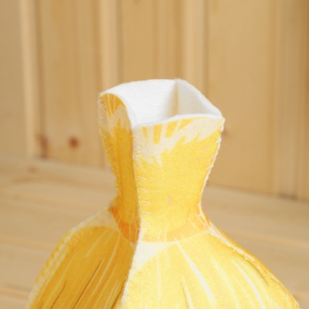 Bann cap, model, with a print "Host hay"-2