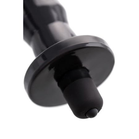 Anal plug Toyfa Popo Pleasure Lacerta with vibration, TPR, Black, 12.1 cm-8