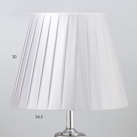 Pavier table lamp "Pavliy" E27 40W chrome 26x26x44cm Risalux-3