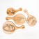 Deflining boards MAGISTRO 4 pcs, a whole array of cedar, the color of the milk