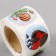 New Year Stick Paper "Bullfinchi" d = 2.5 cm 252 pcs in roll