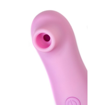 Vacuum-wave stimulator of the Eromantica Jummy clitoris, 12.5 cm, plastic, pink color-11
