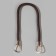 Handle for bag, 55 cm, brown color