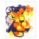 Decorative element on the rope "Dream" 2 balls, d = 1.5 cm, set of 18 pcs., Mix color