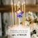Candle in the cake "Happy Birthday. Star", 5.5 cm, multi -colored