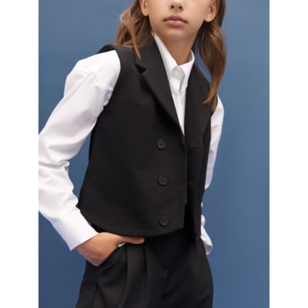 Children's vest Children's Amarobaby Study Smart, height 152 cm, black color-12