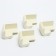 Set of protective pads on corners, 4 pcs., White color