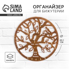 Ordered is a wall -mounted for jewelry 