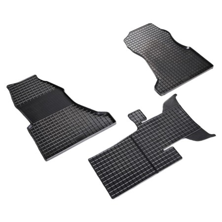 Rubber “grid rugs” in a salon for commercial transport for Jac Sunray 2022-n.