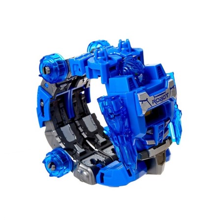 Robot "Clock", transforms into a robot and a machine, the color is blue-7