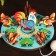 Souvenir "Kuritsy coating with a rooster", D = 16 cm, mix