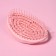 The comb is massage, for drying hair, 11 × 7.2 cm, beige color