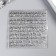 Stamp for creativity Silicon "Notebook with notes" 10x10 cm