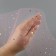 Fatin with multi -colored sparkles, 15 cm, 11 ± 1 g/sq.m, 23 ± 1 m, pink # 8 color