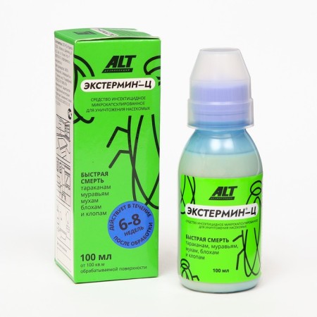 The intracidicide microcapsulated "extermin-ts", without smell, 100 ml-4