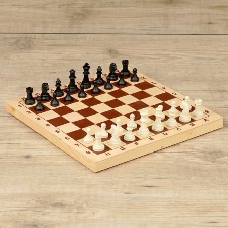 Chess figures, plastic, King H-6.2 cm, pawn H-3 cm-5