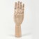 Wooden figure "Anatomical details: left male hand", height 30 cm, brauberg