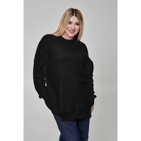 Female jumper, size 58, black color