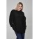 Female jumper, size 58, black color