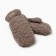 Women's mittens for lawsuit. Mehu Mist, rr. 26cm, brown