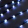 Smart garland "thread" 5 m dews with nozzles "flowers", IP20, silver thread, 100 LED, remote control, application, glow RGB, USB