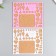 Quilling ruler plastic, micx 21.5x18.5x0.7 cm