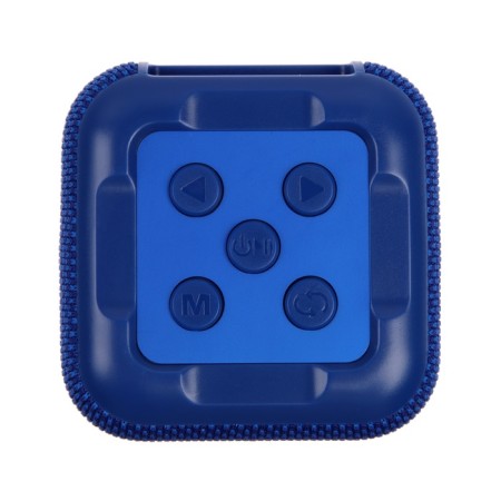 Portable column F68, 5 W, 600 mAh, backlight. Micro SD, blue-2