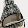Baby bag with lightning, over the shoulder, black color