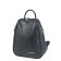 Bag-rugzak claim. Kozha, lightning, black color