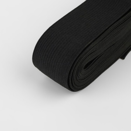 Knitted elastic, 30 mm, 10 ± 0.5 m, black color-1