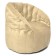 Chelsea chair, size 85x85 cm, velor fabric, milk color