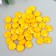 Buttons plastic on the midnight "Kruglyash orange" 1.3x1.3 cm set 50 pcs 2x5x5.5 cm