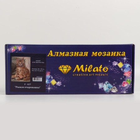 Diamond mosaic "Red charm" 30 × 40 cm, 35 colors-1