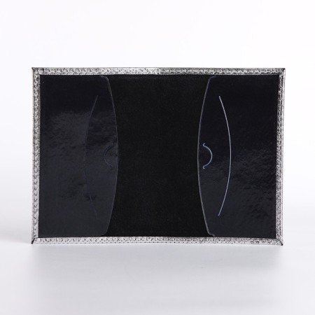 Cover for passport, silver color-5