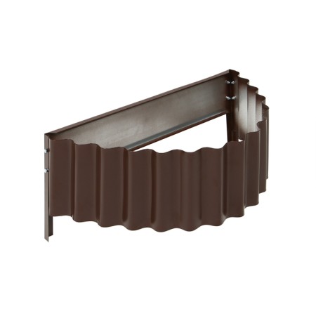 The flowerbed is galvanized "petal", d = 70 cm, h = 15 cm, brown, Greengo-7