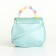 Baby bag on the valve, the color is turquoise
